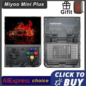 ポータブルゲームプレーヤーMiyoo Mini Plusレトロハンドヘルドコンソール3 5インチIPS HDスクリーンチルドレンSギフトLinuxシステムクラシックゲームエミュレーター231007