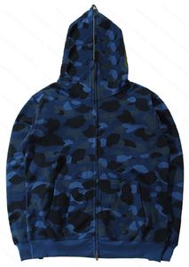 Felpe con cappuccio Sharks economici Full Zip Up Uomo Donna Moda Uomo Deisigners Nero Bianco Giacca Uomo Felpe casual di alta qualità Sta Felpe con cappuccio d7