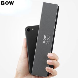 Keyboard Covers BOW Mini Folding Bluetooth Wireless Keypad Support3 Devices With Stand Rechargeable Foldable for Phone Tablet 231007