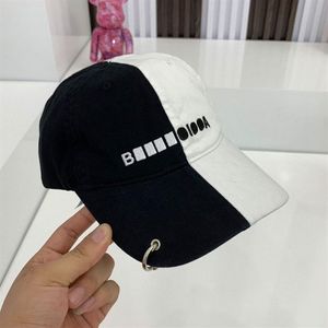 Mens Classic Baseball Caps Form Brodery Letter 50 50 Cap In Black White Designer Fitted Hat Women Fashion Hats Cotton JustAb310v