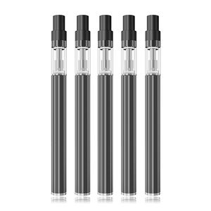 Disposable Ceramic Coil 0.5ML 1ML with 2MM Intake Hole Glass Vaporizer Cartridge Rechargeable 400mAh Battery with USB Charger for Thick Oil