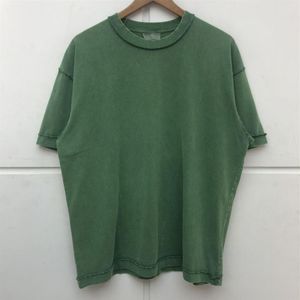 - 品質の素敵な洗濯物Tシャツ男性女性夏のスタイルブランクソリッドカラートップTEE3174