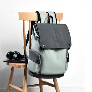 Rucksack Lässige Rucksäcke Cover-Typ Herren Reisetaschen Business Pendeln Instant Computer Student Modeschule