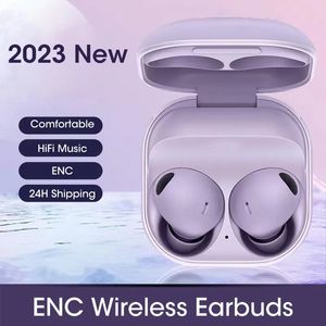 Headset R510 BUDS2 Pro TWS Earuds Bluetooth trådlösa hörlurar Hörlurar Touch Control Headset med MIC ENC HIFI Stereo för Sports 231007