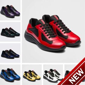 Designe B22 Casual Runner Sports Shoesr America Cup Low Sneakers Shoe Men Out Office Patent Leather Men's B30 Sneaker Trainers