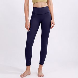 Yoga Pants Legging Womens Designer Running Fitness Gym kläder Kvinnor Leggins Sömlös träning Leggings Naken Hög midja Tights Övning Pant