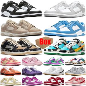 Lows White Black Men Women Running Shoes Panda Kentucky Jarritos Paisley Unc Coast Chunky Triple Pink Syracuse Varsity Green Grey Fog Voodoo Sneakers With Box