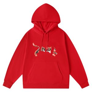 designer hoodie jacket with zipper heavy pullover hoodie long Velvet Sweater Autumn Streets and Winter Tops Loose Casual Reflective Clothing spring