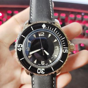 Wristwatches Men's Watch Stainless Steel Automatic Mechanical Fabric Strap Wristwatch