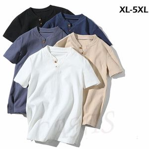 リネンメンズTシャツスリムフィットカジュアルトップ半袖夏の服ソリッドコットンリネンベーシックティー227K