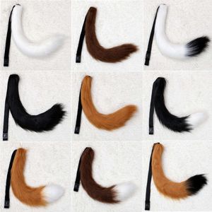 Anime Animal Tail Cosplay Costumes Props Cat Fox Plush Tails Rollspel Halloween Party Kawaii AccessoriesCosplay