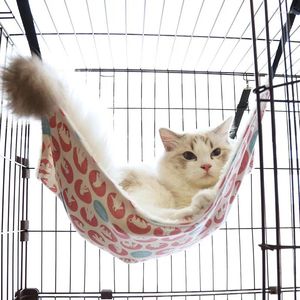 Kedi Yatak Kış Sıcak Hamak Çift Asma Hammack Pet Gine Yatak Hamster Fare Sincap Tedarikçisi S/M/L