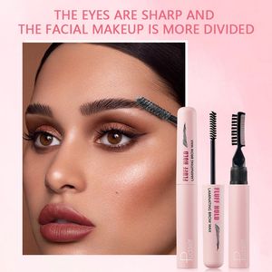 Mascara Curl Thick Lengthening Eyelash Mascara Waterproof Non-smudge Brown Natural Curling Fine Brush