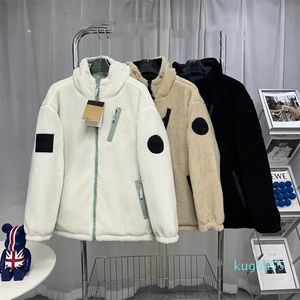 2023-inverno masculino feminino hoodies jaqueta de lã casual jaqueta reversível à prova de frio engrossado quente com capuz outwear jaquetas à prova de vento