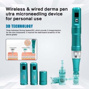 Microneedle Pen Wired Wireless MTS Microneedle Derma Pen Micro Needling Therapy System Dermapen Mesoterapi