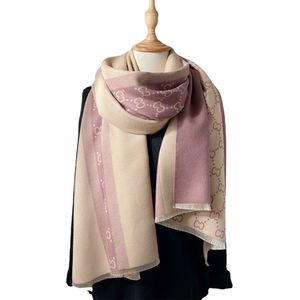 sciarpa firmata da donna Sciarpe Sciarpa firmata di marca Sciarpa di lusso Cashmere Scialle spesso Donna Lungo inverno Wram Pashmina Avvolge lungo Hijab con nappa Bufanda Foulard