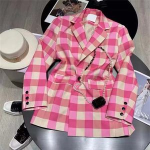 Jackor Korean Style Girls Plaid Blazer Coat Autumn Good Quality Fashion Clothes 3 13T 231007