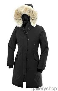 Gänsedaunenmantel Damen Winterjacke Echter Wolfspelzkragen Kapuze Outdoor Warme und winddichte Mäntel mit abnehmbarer Kappe Damenparka Xs-3xl2tup