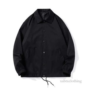 2023 Nya herrjackor Mens Windbreaker Shirt Collared Coach Jacket med dolda fickor Casual Coat