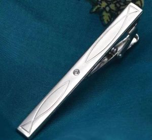 Top Men Formal Wear Silver Tie Clips Fashion Simple Business Wedding Tie Bar Pins Mixed Styles