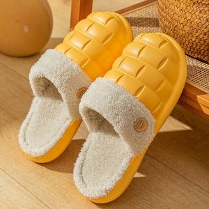 Pantofole Invernali In Cotone Staccabili Da Donna Usura Esterna Isolamento Termico Casa Interna Suola Spessa Scarpe Antiscivolo In Peluche