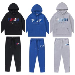 Trapstar Hoodie Designer Trainingsanzug Trainingsanzüge Pullover Tech Track Qualität Sportanzug Stickerei Plüsch Buchstaben Dekoration Sportbekleidung Männer Frauen Sportbekleidung Anzug