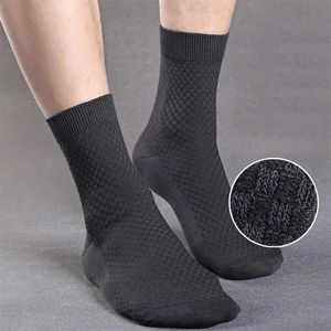 5 pares / lote homens meias de fibra de bambu compressão harajuku meias de alta qualidade negócios casual masculino vestido meia para gift248j