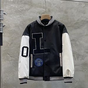 Jacket Men Baseball Jacket Luxury Varsity Leather Embroidered Reflective Coat Casual Plus Size Letter Windbreaker Yellow Black White Autumn Winter Outerwear TSMC