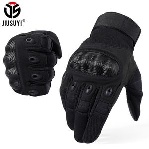 Guanti tattici di nuova marca Esercito militare Paintball Airsoft Tiro con la polizia Knuckle duro Combattimento Guanti da guida con dita piene Uomo CJ191262U