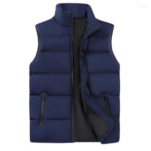 Gilet da uomo 2023 Moda Inverno Giacca da uomo Gilet senza maniche Termico Morbido Cappotti casual Uomo in cotone maschile Addensare Gilet