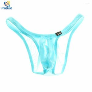 Underpants Bikini 2023 Designed Low Waist Sexy Men Underwear Briefs Gay Penis Pouch Cueca Mens Brief Sleepwear Nylon