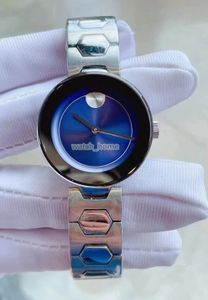 orologio orologi coppia di alta qualità in acciaio inossidabile al quarzo impermeabile con zaffiro 41/35 mm orologio da uomo