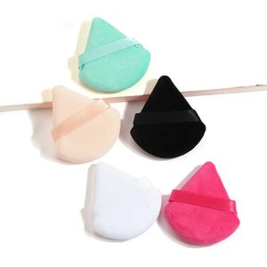 10 st svampar Applikatorer Bomullsdatorer Powder Puff Face Soft Triangle Makeup Tool Loose Body Blender Contouring Under Eyes Corner 231009