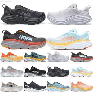 Outdoor running shoes hoka bondi 8 Clifton 9 hokas mens womens sports sneakers trainers New style of Triple White black Amber Yellow Goblin Blue Lunar Rock EUR 36-45GU