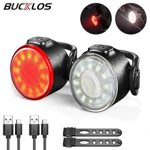 Bike Lights BUCKLOS Light Cycling Lamp Bicycle Lighting Led Front Rear Flashlight for Lantern Headlight Taillight 231009