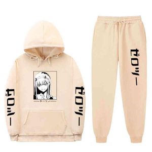 2022 Yaz Japonya Anime Sıfır İki Baskı Harajuku Mens Trailsuit Casual Hoodie y0811229a