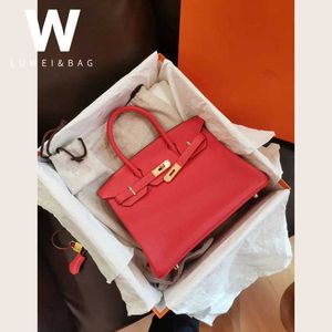 Totes Bag Red Bag Wedding Bag Women's Wedding Bag Bride Bag 2023 New High Capacity Handbag Genuine Women's Bag L