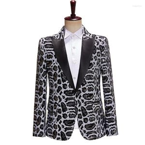 Men's Suits Fashion Sequin Suit Jacket 2023 Men Luxury Bar KTV Dance Stage Performance Dress Blazers Coats
