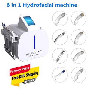 8 in 1 Hydrafacial Hydro Dermabrasion 장비 피부 회춘 피부 강화 주름 블랙 헤드 제거 스파 뷰이 머신