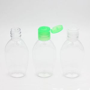 50ml anında el dezenfektan şişe boş el yıkama şişeleri Pet Plastik Şişe Dezenfektan ile Flip Cap Tpkrd