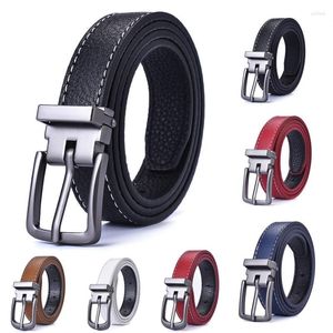 Belts Style Fashion Children Leather Design Alloy Pin Buckle Boys Girls Kid Casual Waistband Jeans Adjustable Men's Belt