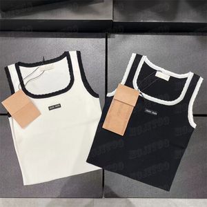 Letter Knitted Tank Top Fashion Women Sleeveless Sport Vest Cropped Fashion T Shirts Yoga Tees