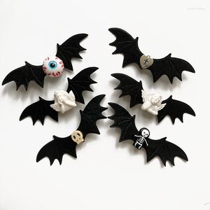 Hair Accessories Muweordy Halloween Bat Wings Shape Hairpin Gothic Kids Female Clip Headdress Punk For Haunted House Party Head Decor