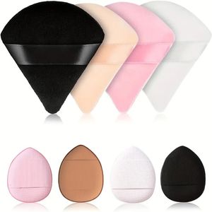 10PC Sponges Applicators Cotton 8 Pcs Powder Puffs Triangle Cosmetic Puff And Mini Make Up Wet Dry Use Tool 231009