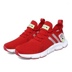 SURET Buty unisex trampki mężczyźni oddychający bieganie czerwone różowe buty tenisowe komfortowe buty do chodzenia kobiety zapatillas hombre 231009