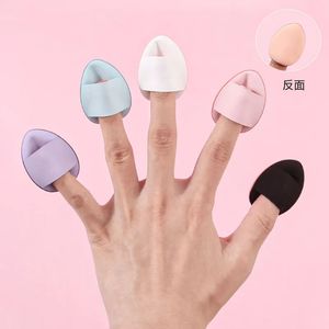 10PC Sponges Applicators Cotton Pcs Mini Size Finger Puff Foundation Powder Detail Makeup Sponge Face Concealer Cream Blend Beauty Tools 231009