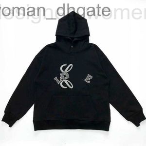 Erkek Hoodies Sweatshirts Tasarımcı Lüks Loes Klasik Nakış Süveteri 2023 Kış Pamuk Yüksek Baskı Termal Moda Erkekler ve Kadınlar İçin Çok Yönlü 41an 0lmf