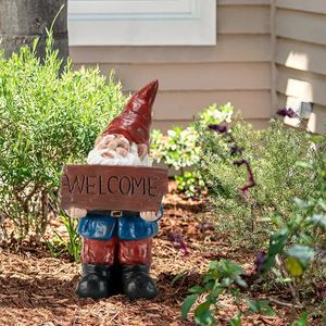 Decorative Objects Figurines Sign Gnome Statue W Timer 22 inch Tall 231009