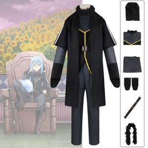 Anime o zaman bir balçık cosplay olarak reenkarne oldum Rimuru Tempest cosplay kostüm Şeytan Kıyafet Ceket Cadılar Bayramı Kostüm Mencosplay