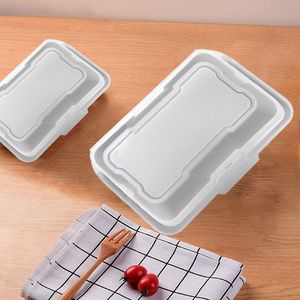 Caixa de Refeição Branca Togo Box Os recipientes de alimentos articulados para restaurantes são biodegradáveis Caixa de cachorro-quente Caixa de hambúrguer Embalagem comestível